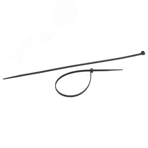 Стяжка кабельная 2,5х100 чёрная 100 штук