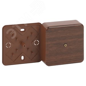 Коробка распаячнаяBS-O-50-50-20 без клеммы 50х50х20мм дуб IP40