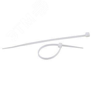 Стяжка кабельная 4х150 белая 25 штук