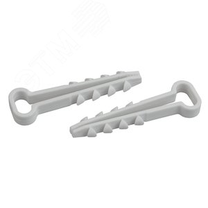 Дюбель хомут DXP-5-8-w-10 для плоского кабеля 5-8 мм белый 10шт