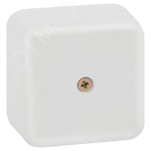 Коробка распаячнаяBS-W-50-50-20 без клеммы 50х50х20мм белая IP40
