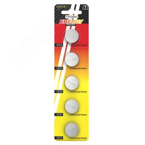 Батарейка Трофи CR2025-5BL ENERGY POWER Lithium (100/1000/78000)