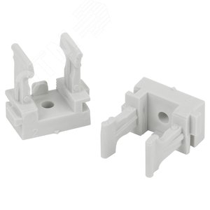 Крепеж клипса для труб CLIP-16-P для монтажного пистолета d 16мм серый 100шт