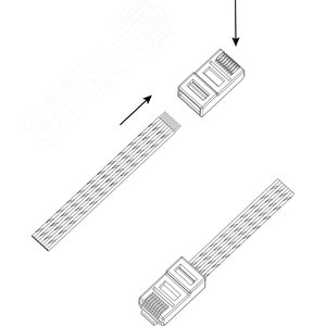 Джек Simple RJ-1-S RJ-45 8P8C CAT 5e