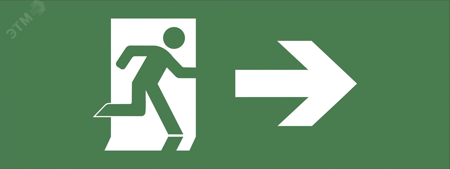 Этикетка самоклеющаяся 200х60мм Фигура/стрелка вправо DPA/DBA INFO-DBA-002