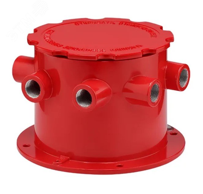 Коробка коммутационная взрывозащищенная            ККВ-07е-Ex-А-Р2 -СО (корпус красный), 6          выводов, без кабельных вводов