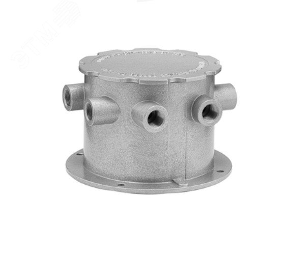 Коробка взрывозащищенная коммутационная из        алюминиевого сплава ККВ-07е-Ex-А-Р2-БК3 (корпус   серый)