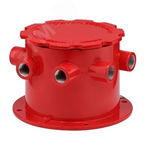 Коробка коммутацион (для 8 выв) ККВ-07е-Ех-Н-Р3-БК3 (корпус красный), без КВ