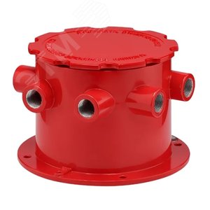 Коробка коммутационная взрывозащищенная           ККВ-07е-Ех-Н-Р3-СО-БК3 (корпус красный), 8        выводов, без кабельных вводов