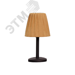 Светильник настольный ННБ 11-60-096 муар с абажуром МТ янтарь