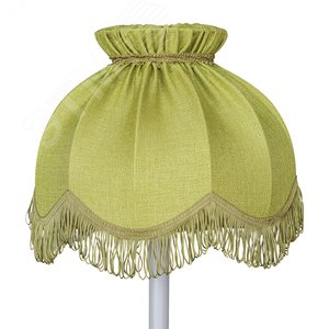 Абажур Ретро лён зелень