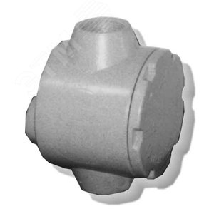 Коробка алюминиевая на 3 кабельных ввода G1 с выходом в дно 1ExdIICT6 IP54 ВЗ