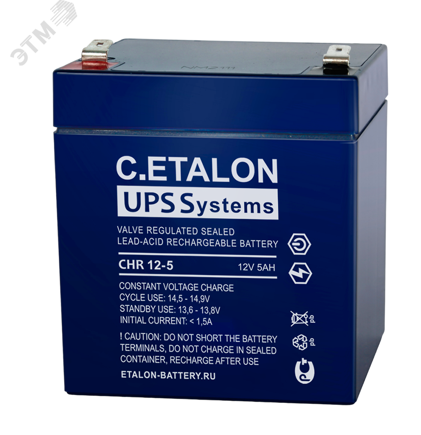 Аккумулятор C.ETALON CHR 12В 5 А/ч