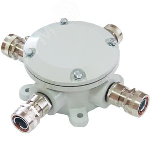 Коробка коммутационная взрывозащищенная           ККВ14-ИЗ-1-R3-2БСЗ-14+З-М20