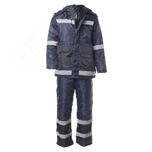 Костюм МЕТЕО тк. Оксфорд цв. синий-чёрный 44-46 88-92-170-176