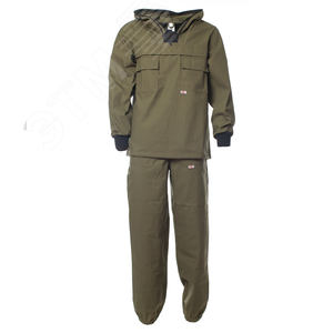 Костюм ТОБОЛ-1 с антимоскитной сеткой, цвет хаки размер 64-66 128-132,170-176