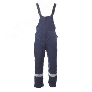 Полукомбинезон утеплённый мужской СТАНДАРТ цв. т.синий тк.Грета 48-50 96-100/182-188