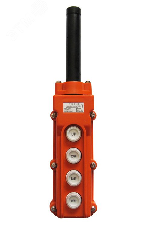 Пост кнопочный(тельферный) без ключа              ПКТ-40(оранжевый)