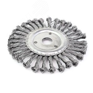 Щетка дисковая жгутовая Д175x13x22,2, ворс сталь 0,50 (13-023)
