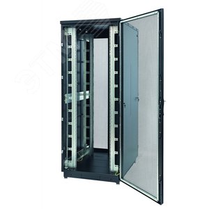 Шкаф 60F-42-68-30BL Racknet S3000 42U 800 1000, передняя дверьлическая одностворчатая, перфорированная одностворчатая, задняя дверьоковыеперфорированн