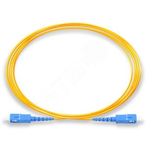 Шнур коммутационный оптический симплексный 1х50/125 OM3 SC-SC 1 м