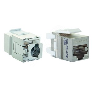 Mодуль Keystone категории 5e FTP 1xRJ45 T568A/B Silver Line совместим с Q-Tool