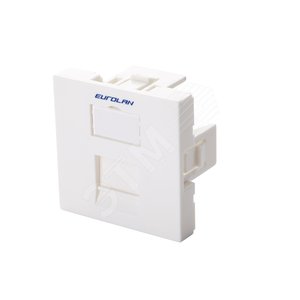 Адаптер Mosaic серии 45 для информационного модуля Keystone белый 45.0х45.0 мм