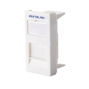 Адаптер Mosaic серии 45 для информационного модуля Keystone белый 22.5х45.0 мм