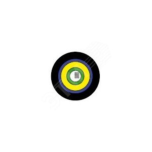 Кабель оптоволоконный UNI tube бронированный 50/125 OM3 2 волокна черный