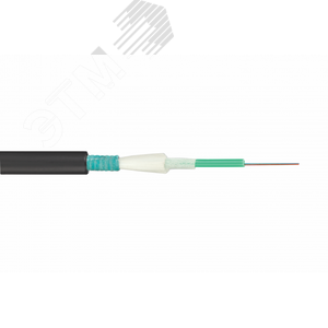Волоконно-оптический кабель U01 с центральным     модулем, бронированный стальной лентой,           внутренний/внешний 8x9/125 OS2 ПЭ, свободный буфер