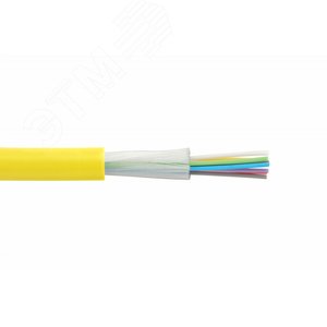 Оптический кабель T01 внешний/внутренний, OS2, 4x9/125, плотный буфер, LSZH, желтый