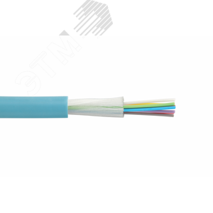 Волоконно-оптический кабель Т01 распределительный, внутренний, 4x50/125 OM3 нг(А)-HF, плотный буфер 900 мкм, бирюзовый