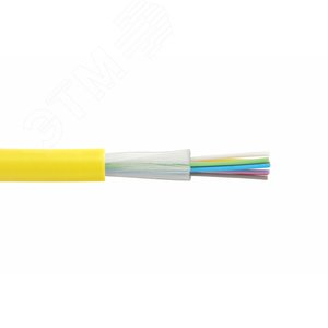 Волоконно-оптический кабель Т01 распределительный, внутренний, 4x9/125 OS2 нг(А)-HF, плотный буфер 900 мкм, желтый