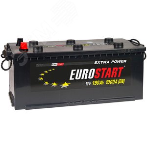 Аккумулятор автомобильный EUROSTART Extra Power 190Ah L+ (борт)