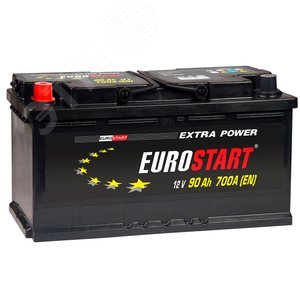Аккумулятор автомобильный EUROSTART Extra Power 90Ah L+