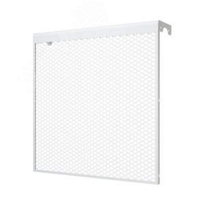 Экран радиаторный просечно-вытяжной, 4-х секционный, стальной 390х610х140