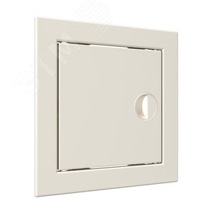 Люк-дверца ревизионный с ручкой, из ABS пластика 168х168 и с фланцем 146х146 , цвет Слоновая кость