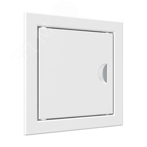 Люк-дверца ревизионный с ручкой, из ABS пластика 122х122 и с фланцем 98х98