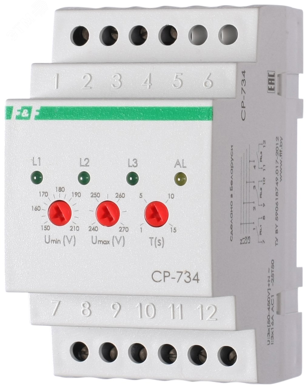 Реле контроля напряжения CP-734