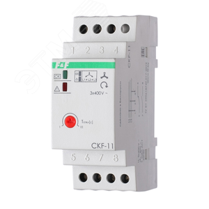 Реле контроля фаз и напряжения трехфазное CKF-11 АС400В УХЛ4