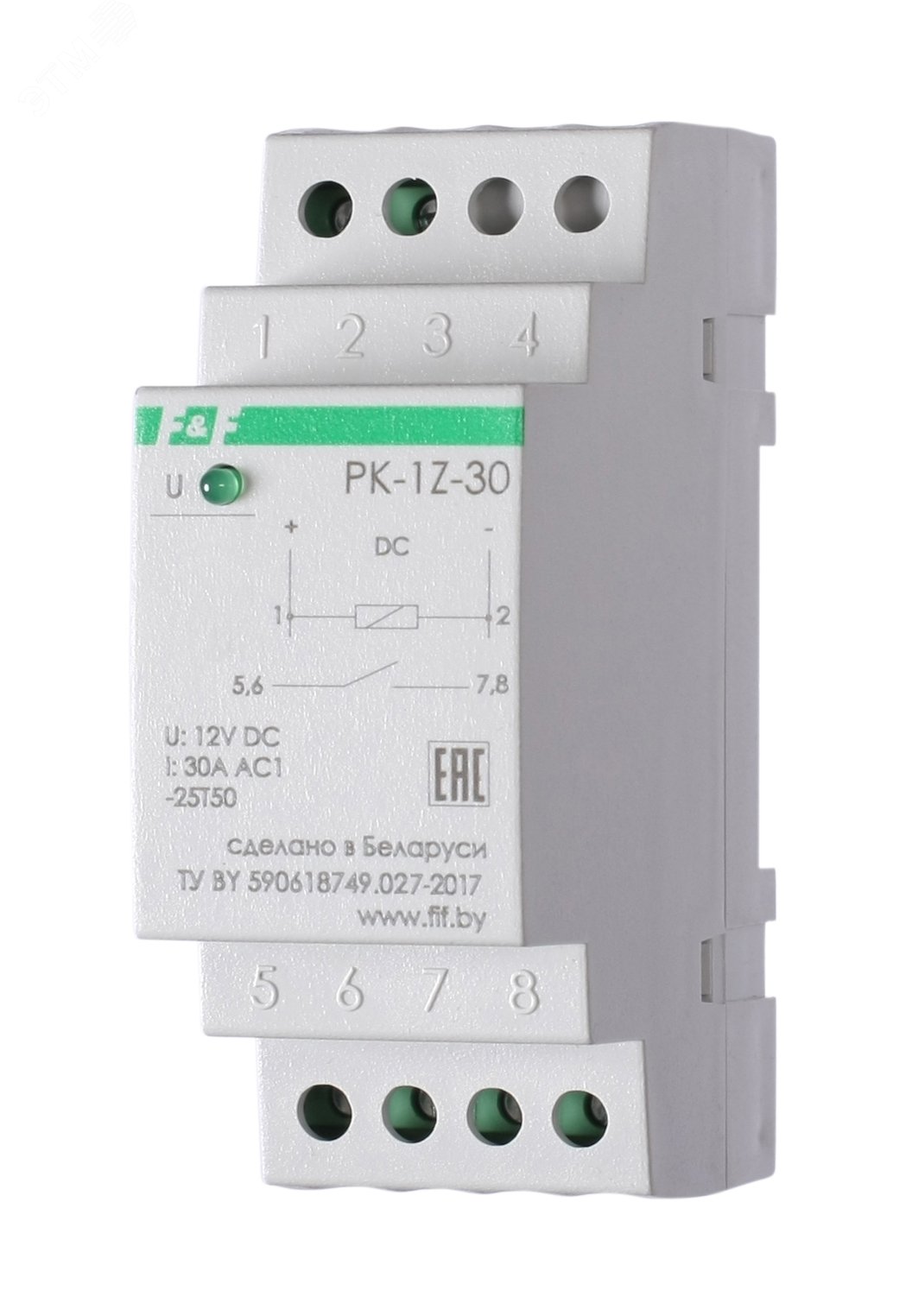 Реле электромагнитное РК-1Z-30 12