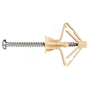 Анкер для тонколистовых материалов PLA 10х50 с    шурупом (900шт)