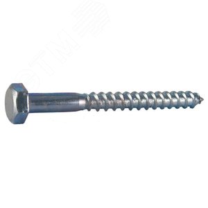 Шуруп DIN 571 8х60 сантехнический шестигранная головка нержавеющая сталь А2  (25 шт.)