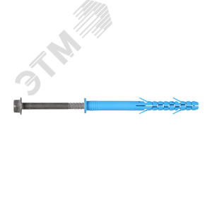 Дюбель фасадный ДФ Б 10х160 мм с шурупом ШГ и антикоррозийным покрытием (4шт)