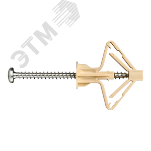 Анкер для лист.мат. с шурупом, нейлон. PLA диам.10мм (35шт)