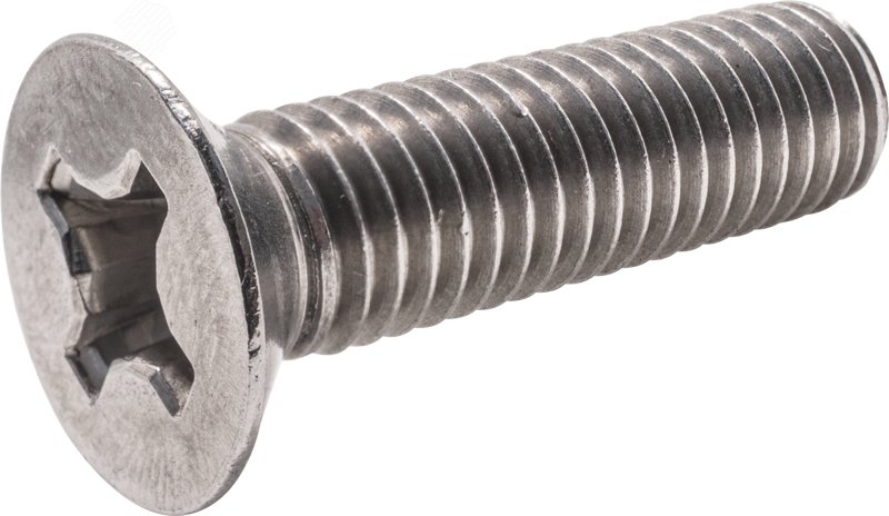 Винт DIN 965 М4х16 потайная головка нержавеющая сталь А2  (100 шт.)