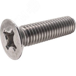 Винт DIN 965 М4х16 потайная головка нержавеющая сталь А2  (100 шт.)