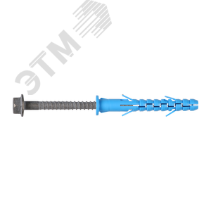 Дюбель фасадный ДФ Б 10х80 мм с шурупом ШГ и антикоррозийным покрытием (4шт)