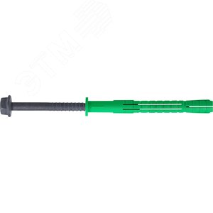 Дюбель фасадный для лёгкого бетона АНФ-Л 10х100 с шурупом ШГ и антикоррозийным покрытием (4 шт)
