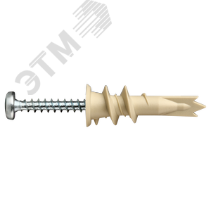 Анкер для лист.мат. с шурупом, нейлон. PBA (25 шт)